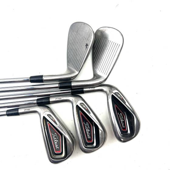 Left Handed Titleist 716 AP1 Irons / 6-PW / N.S.Pro 950 GH Stiff Flex