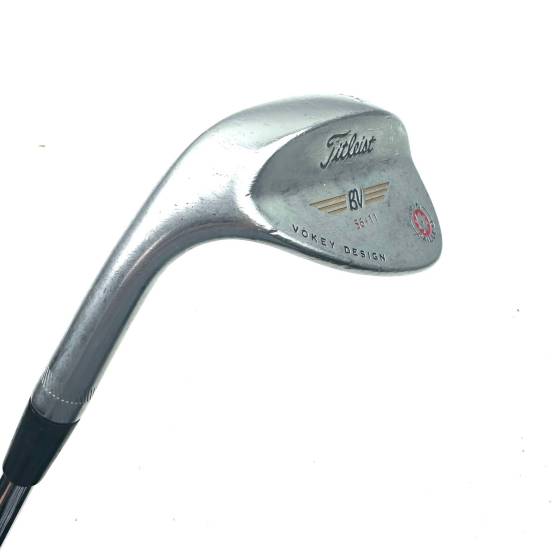 Left Handed Titleist Vokey Spin Milled Sand Wedge / 56 Degree / Project X Stiff Flex