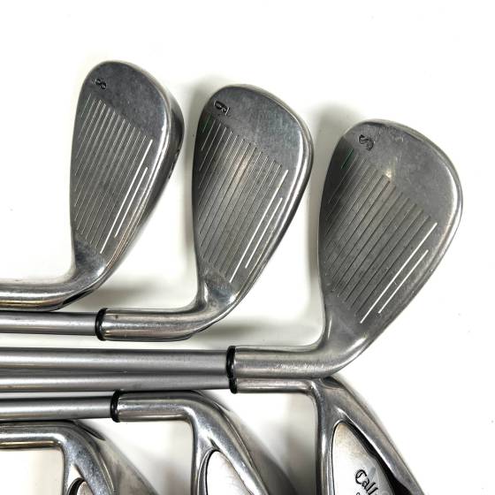 Left Handed Callaway Big Bertha Irons / 5-9 + SW / Ladies Flex