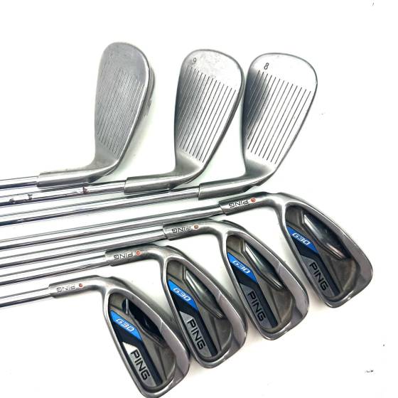 Left Handed Ping G30 Irons / 4-PW / CFS Distance Senior Flex