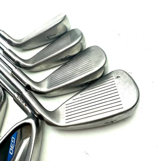 Left Handed Ping G30 Irons / 4-PW / CFS Distance Senior Flex