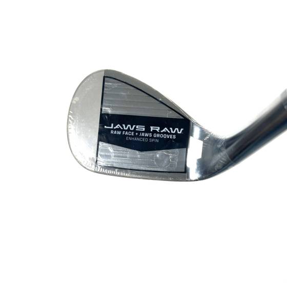 New Callaway Jaws Raw Lob Wedge / 58 Degree / Steelfiber i95 Stiff Flex