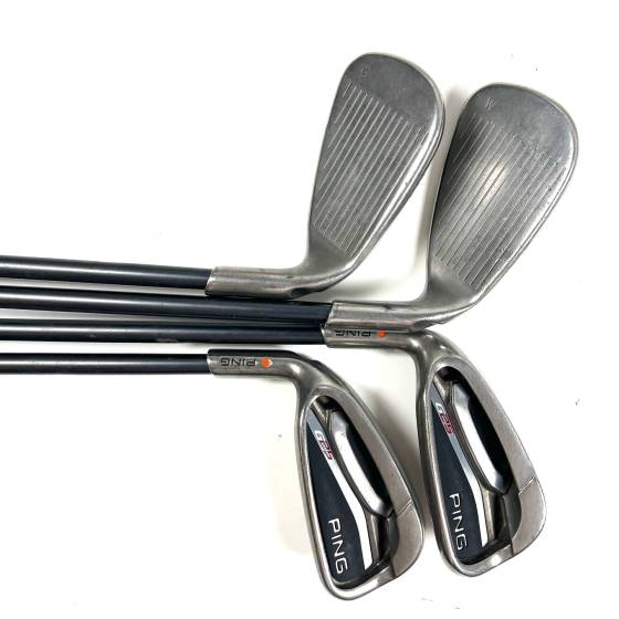 Left Handed Ping G25 Irons / 7-PW / TFC 80 Senior Flex