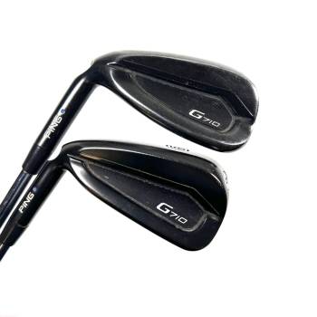 Left Handed Ping G710 Irons / 6-SW + UW / AWT 2.0 Regular Flex