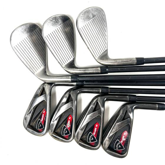 Callaway RAZR X Black Irons / 5-SW / Callaway Regular Flex