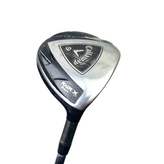 Callaway Razr X Black 9 Wood / 24 Degree / Callaway 50 Ladies Flex