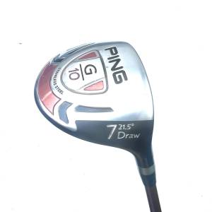 Ping G10 Draw 7 Wood / 21.5 Degree / Ping TFC 129 Regular Flex
