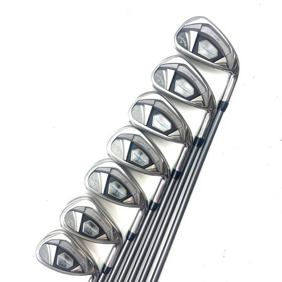 Callaway Rogue X Irons / 5-AW / Aldila Synergy 50 Senior Flex