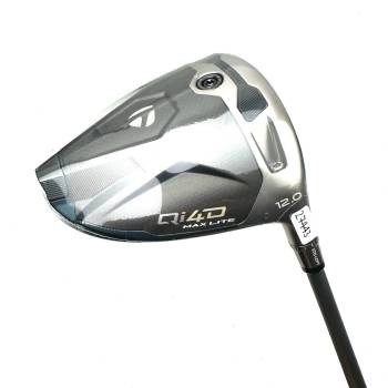 New Taylormade QI4D Max Lite Driver / 12 Degree / REAX 40 Senior Flex