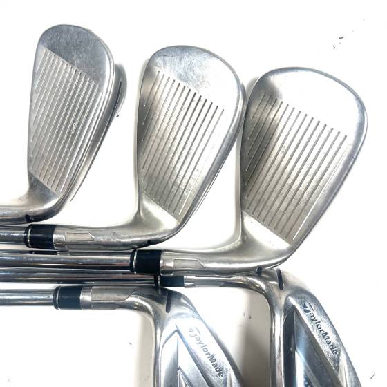 Left Handed Taylormade Stealth Irons / 7-AW / Dynamic Gold R300 Regular Flex