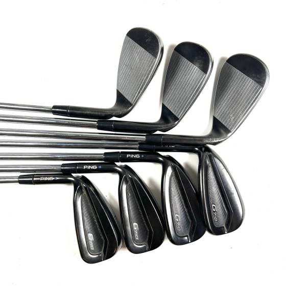Left Handed Ping G710 Irons / 6-SW + UW / AWT 2.0 Regular Flex