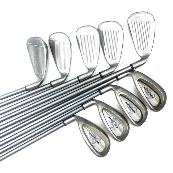 Left Handed Callaway Steelhead X-14 Irons / 3-SW / Steelhead X14 Regular Flex