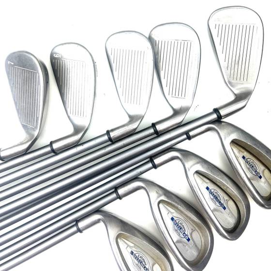 Left Handed Callaway Steelhead X-14 Irons / 3-SW / Steelhead X14 Regular Flex