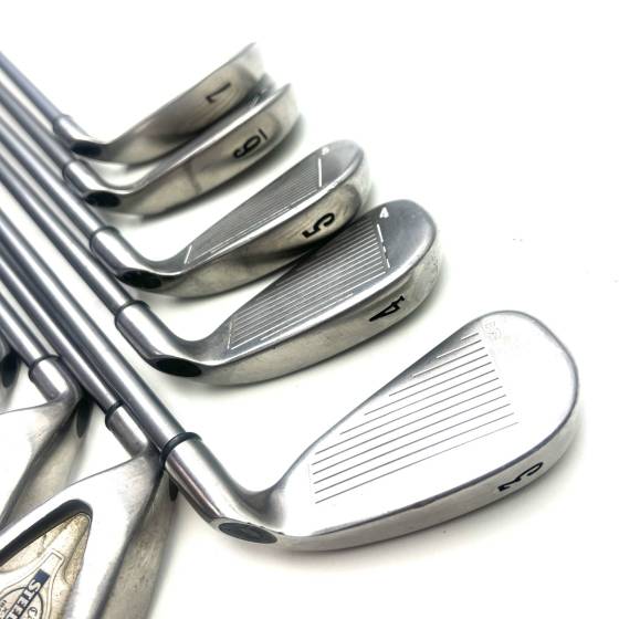 Left Handed Callaway Steelhead X-14 Irons / 3-SW / Steelhead X14 Regular Flex