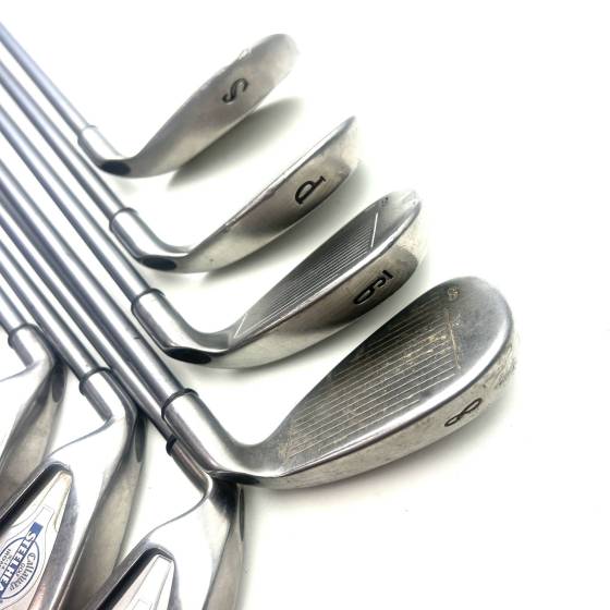 Left Handed Callaway Steelhead X-14 Irons / 3-SW / Steelhead X14 Regular Flex