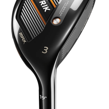 Used Callaway Mavrik Hybrid max model head on transparent background