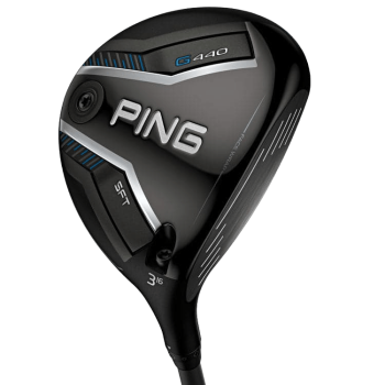 Used Ping G440 Fairway Woods SFT model head on transparent background