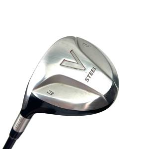 Left Handed Taylormade V Steel 3 Wood / 15 Degree / MAS2 Ultralite Stiff Flex