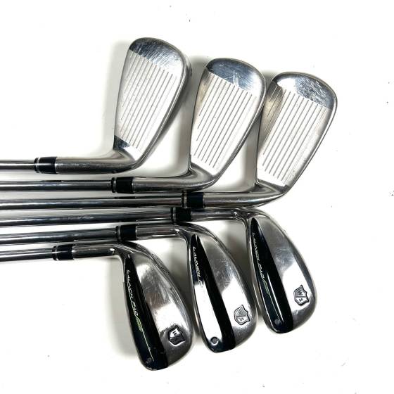 Left Handed Wilson Launch Pad Irons / 5-PW / KBS MAX Ultralite Regular Flex