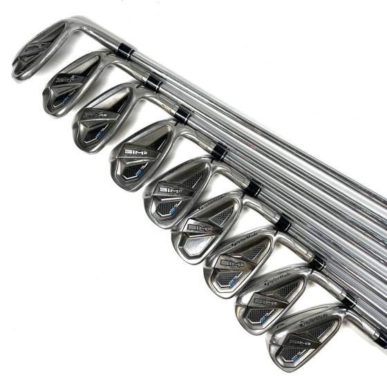 Taylormade SIM 2 Max OS Irons / 4-SW + AW / KBS Max Regular Flex