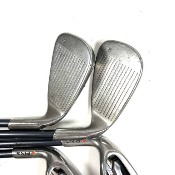 Left Handed Ping G25 Irons / 7-PW / TFC 80 Senior Flex