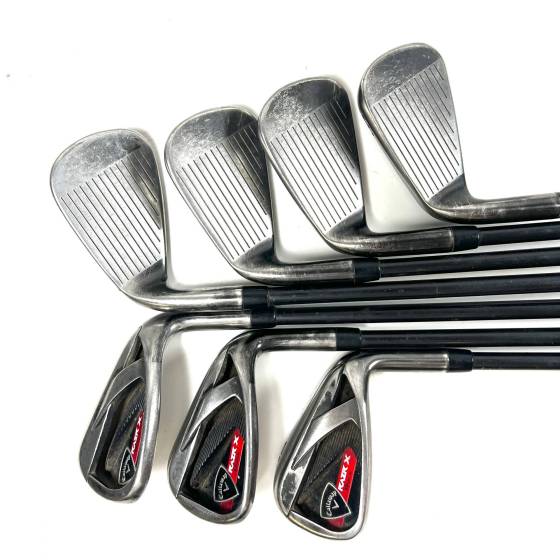 Callaway RAZR X Black Irons / 5-SW / Callaway Regular Flex