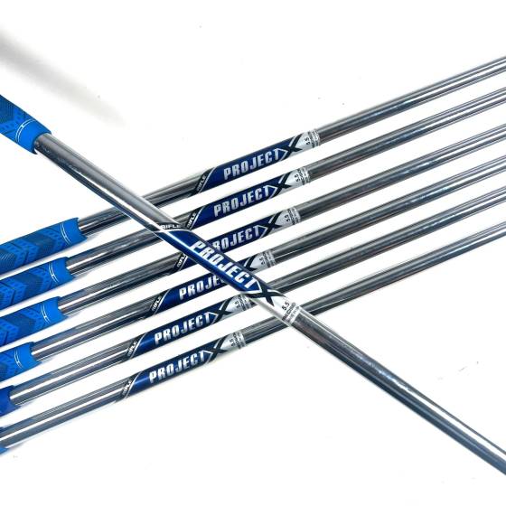 Left Handed Mizuno JPX 919 Forged Irons / 4-PW / Project X Regular Flex