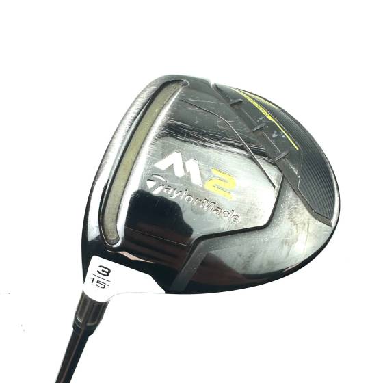 Left Handed Taylormade M2 2017 3 Wood / 15 Degree / REAX 55 Regular Flex