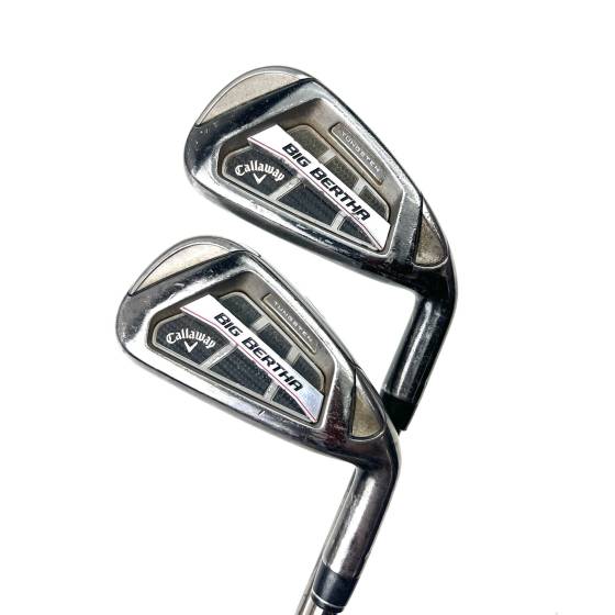 Callaway Big Bertha OS Irons / 6-SW + AW / UST Mamiya Recoil ES Regular Flex