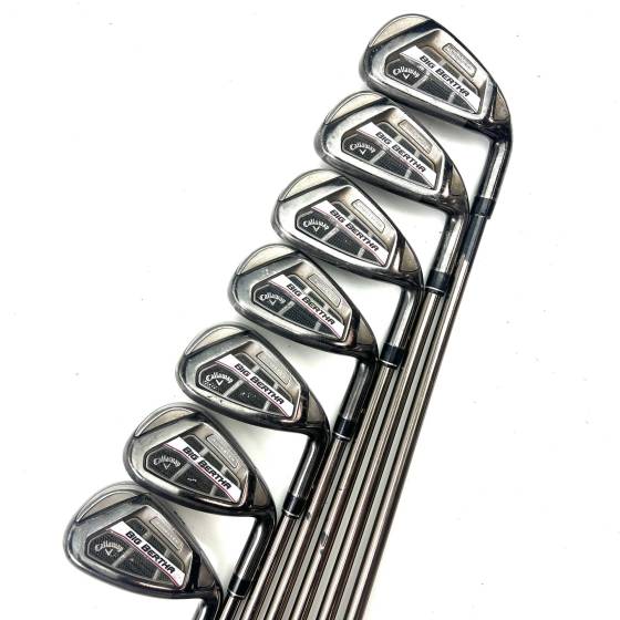 Callaway Big Bertha OS Irons / 6-SW + AW / UST Mamiya Recoil ES Regular Flex