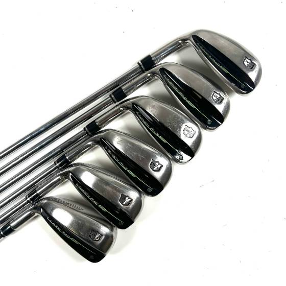 Left Handed Wilson Launch Pad Irons / 5-PW / KBS MAX Ultralite Regular Flex