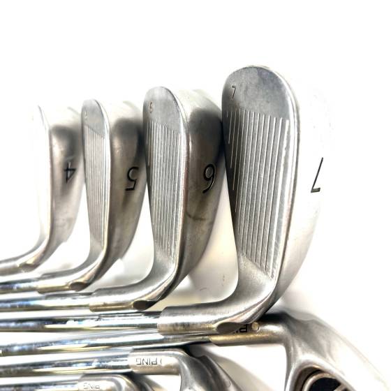 Left-Hand Ping G15 Irons / 4-SW / Ping AWT Stiff Flex