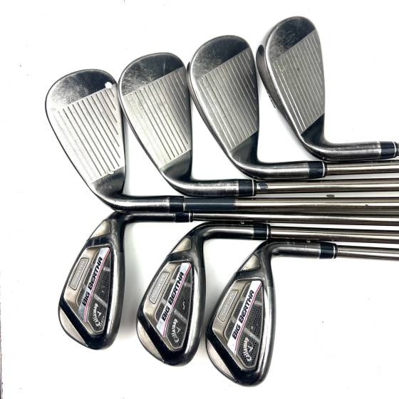 Callaway Big Bertha OS Irons / 6-SW + AW / UST Mamiya Recoil ES Regular Flex