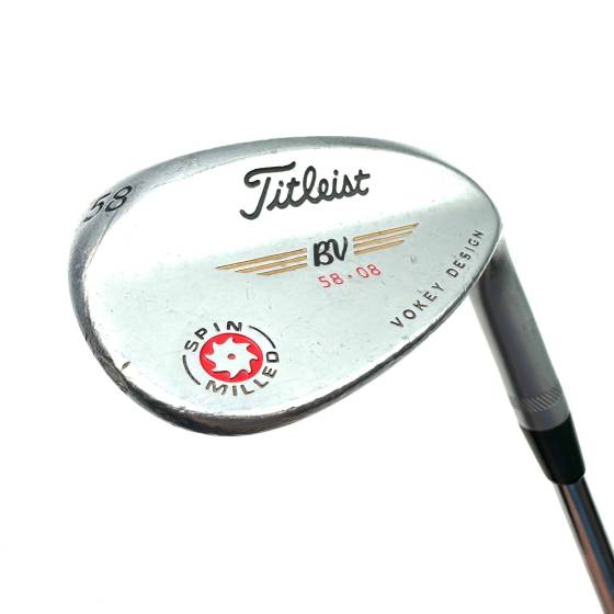 Titleist Vokey Spin Milled Lob Wedge / 58 Degree / Project X Regular Flex
