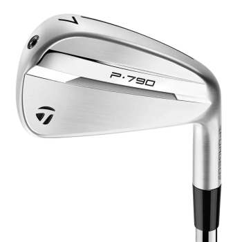 Used Taylormade P790 Irons head on transparent background