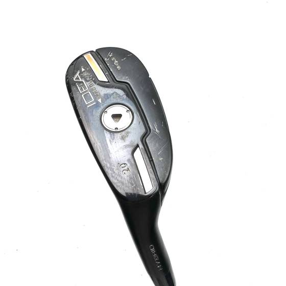 Left Handed Adams Idea Pro Black 3 Hybrid / 20 Degree / Aldila Voodoo Stiff Flex
