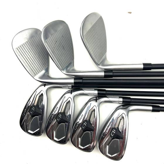 Taylormade QI Max HL Irons / 6-SW+AW / Reax 50 Senior Flex