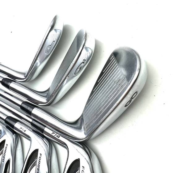 Left Handed Titleist 714 AP2 Irons / 4-PW / Dynamic Gold R300 Regular Flex