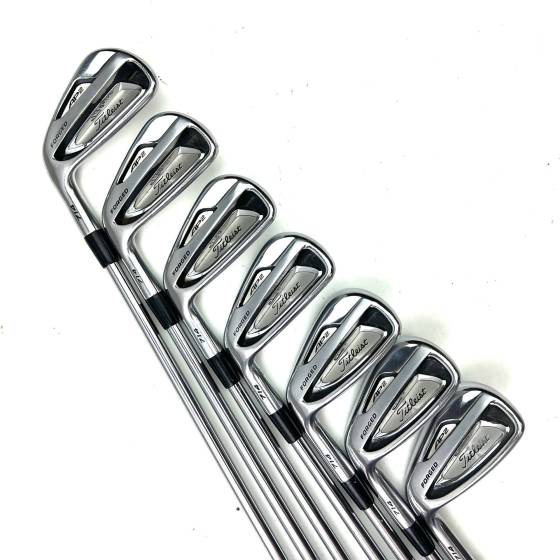 Left Handed Titleist 714 AP2 Irons / 4-PW / Dynamic Gold R300 Regular Flex
