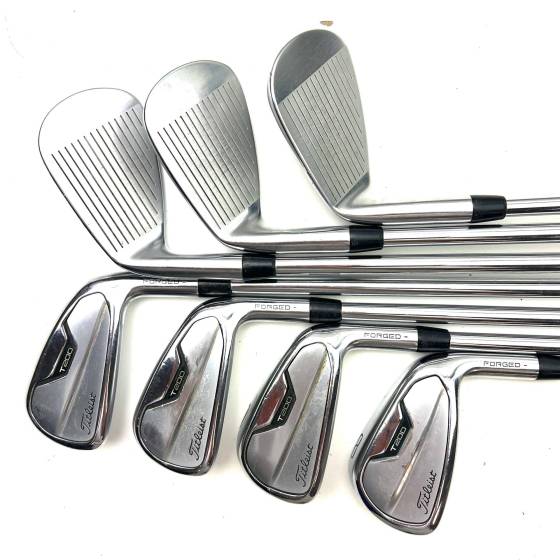 Titleist T200 2021 Irons / 5-PW+48 / AMT Tour White S300 Stiff Flex