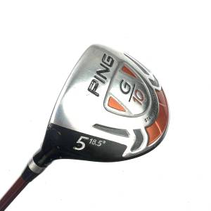 Left Handed Ping G10 5 Wood / 18.5 Degree / TFC 129 Regular Flex