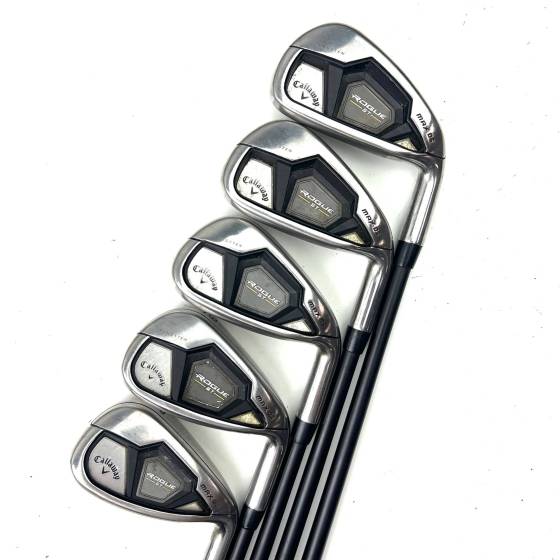 Callaway Rogue ST Max OS Irons / 6-PW / Cypher 50 Senior Flex