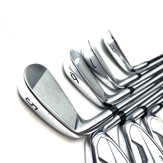 Titleist T200 2021 Irons / 5-PW+48 / AMT Tour White S300 Stiff Flex