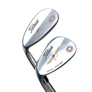 Left Handed Titleist Vokey Spin Milled Wedge Set / 54 & 60 Degree / Vokey Wedge Flex