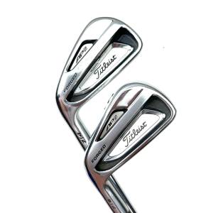 Left Handed Titleist 714 AP2 Irons / 4-PW / Dynamic Gold R300 Regular Flex