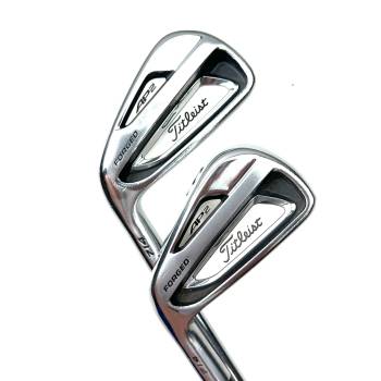 Left Handed Titleist 714 AP2 Irons / 4-PW / Dynamic Gold R300 Regular Flex