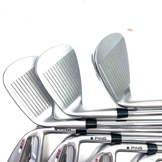 Ping S55 Irons / 4-PW / Dynamic Gold R300 Regular Flex