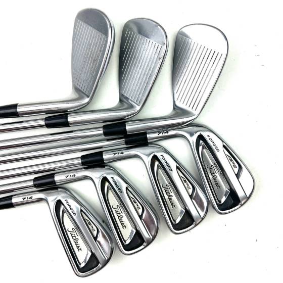 Left Handed Titleist 714 AP2 Irons / 4-PW / Dynamic Gold R300 Regular Flex