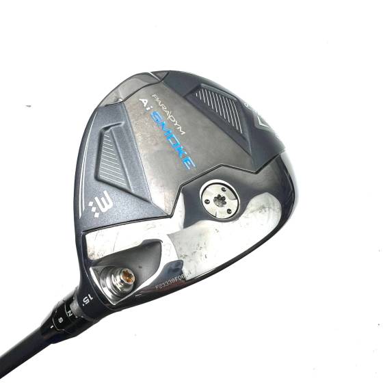 Callaway Paradym AI Smoke Triple Diamond 3 Wood / 15 Degree / Hzrdus Smoke X-Stiff Flex