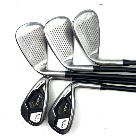 Callaway Rogue ST Max OS Irons / 6-PW / Cypher 50 Senior Flex